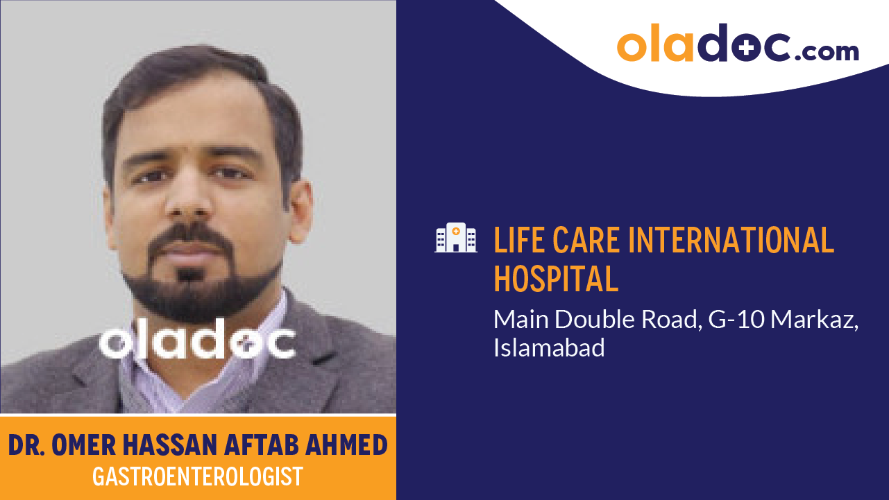 Practice locations of Dr.Omer Hassan Aftab Ahmed